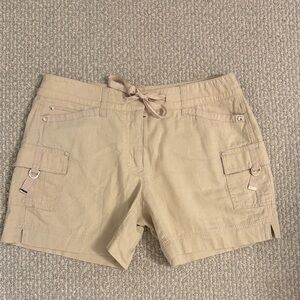 White House Black Market Beige Cargo Shorts